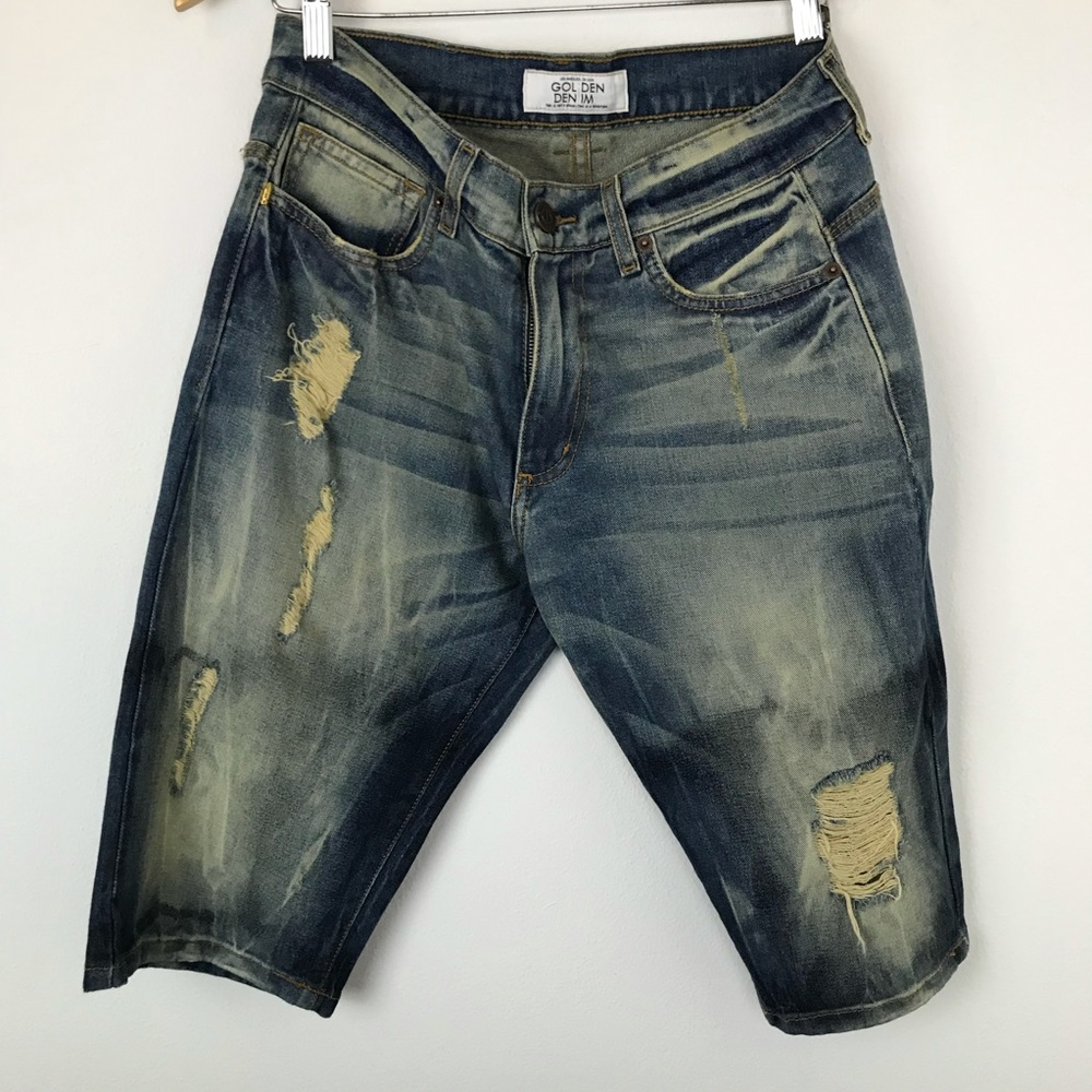 Golden Men’s Denim Shorts
